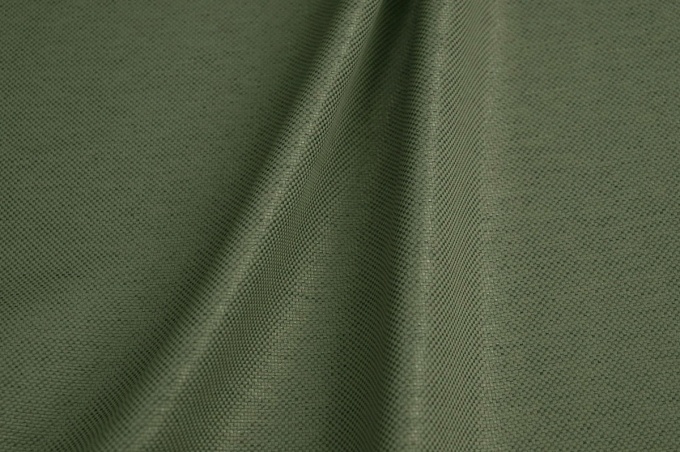 Портьерная ткань 300 см рогожка Блэкаут хвойно-зеленый Violet 24B