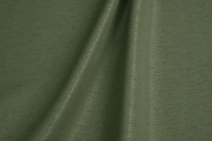 Портьерная ткань 300 см рогожка Блэкаут хвойно-зеленый Violet 24B