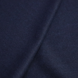 Итальянский валяный шерстяной трикотаж синий