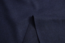 Итальянский валяный шерстяной трикотаж синий