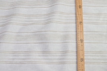 Decorative linen-cotton blend fabric 250 cm natural gray stripe