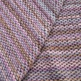 Итальянский шерстяной трикотаж с люрексом сиренево-фиолетовый