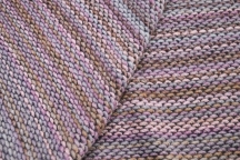 Итальянский шерстяной трикотаж с люрексом сиренево-фиолетовый