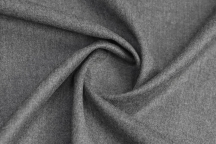 Italian suit and dress wool flannel dark gray melange