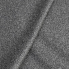 Итальянская костюмно-плательная шерсть фланель серый меланж