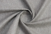 Итальянская костюмно-плательная шерсть фланель светло-серый меланж