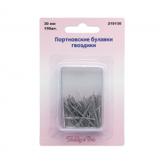Булавки портновские гвоздики, 30 мм, упак./150 шт., Hobby&Pro 676702 Булавки портновские гвоздики, 30 мм, упак./150 шт., Hobby&Pro 676702