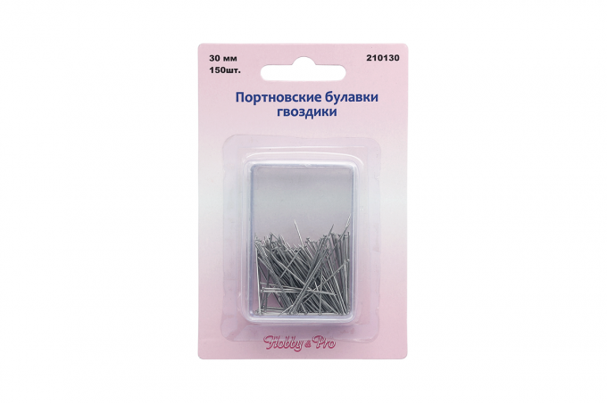 Булавки портновские гвоздики, 30 мм, упак./150 шт., Hobby&Pro 676702