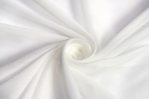 Итальянский хлопок с шелком белый