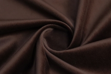 Итальянский хлопковый бархат темно-коричневый корица Итальянский хлопковый бархат темно-коричневый корица