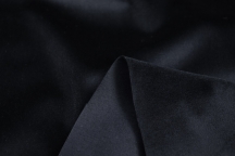 Итальянский хлопковый бархат темно-синий