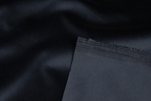 Итальянский хлопковый бархат темно-синий