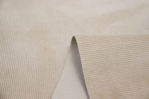 Хлопковый костюмный вельвет бежево-песочный