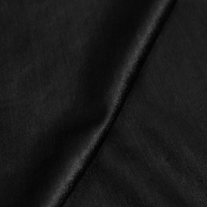 Итальянский хлопковый бархат черный с отливом Итальянский хлопковый бархат черный с отливом