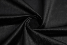 Итальянский хлопковый бархат черный с отливом