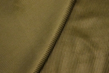 Хлопковый костюмно-плательный вельвет ярко-оливковый