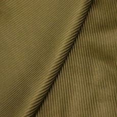 Хлопковый костюмно-плательный вельвет ярко-оливковый