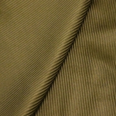 Хлопковый костюмно-плательный вельвет ярко-оливковый
