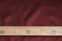 Хлопковый костюмно-плательный вельвет терракотово-бордовый