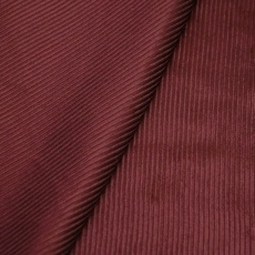 Хлопковый костюмно-плательный вельвет терракотово-бордовый