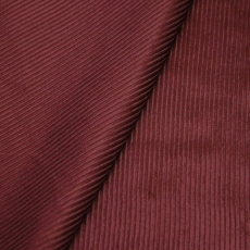 Хлопковый костюмно-плательный вельвет терракотово-бордовый