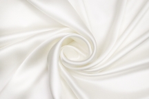 Natural silk satin white milky Natural silk satin white milky