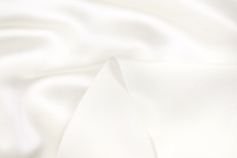 Natural silk satin white milky Natural silk satin white milky