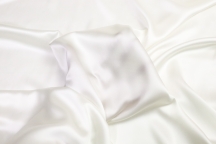 Natural silk satin white milky Natural silk satin white milky