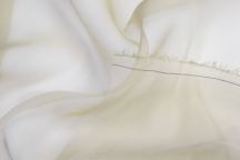 Итальянская шёлковая органза зелено-бежевый Итальянская шёлковая органза зелено-бежевый