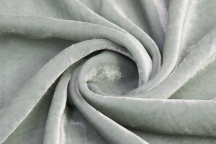 Итальянский бархат вискоза с полиэстером серо-бирюзовый