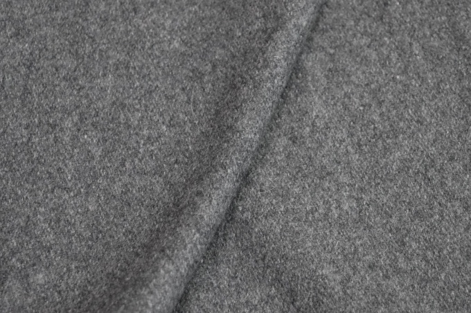 Итальянская пальтово-костюмная шерсть серый меланж
