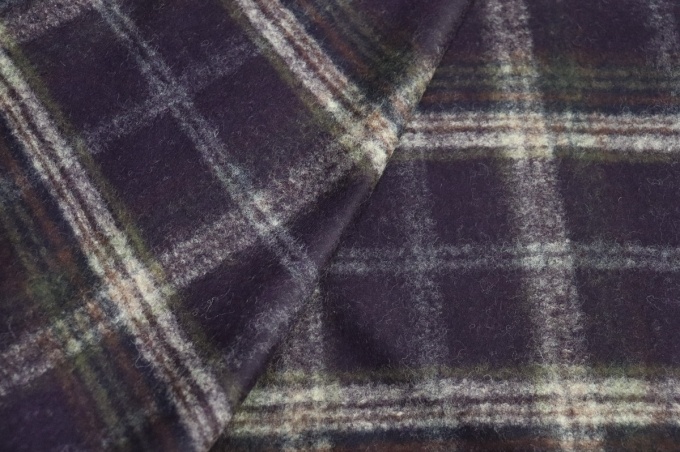 Итальянский пальтовый шерстяной твид