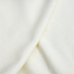 Итальянский шерстяной трикотаж молочно-сливочный