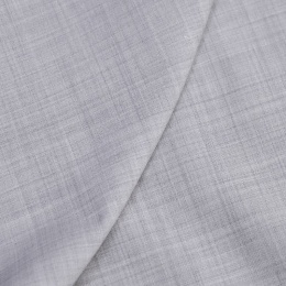 Тонкая костюмная шерсть с эластаном светло-серый меланж