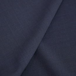 Тонкая костюмная шерсть синий меланж