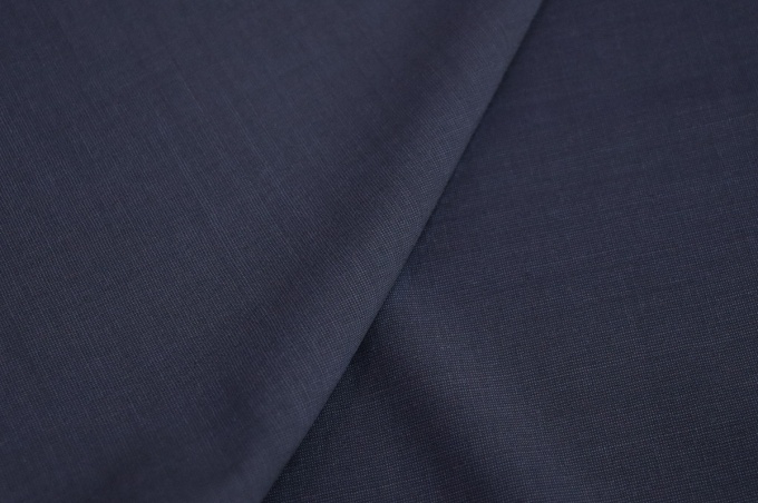 Italian suit wool black and blue
