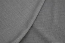 Тонкая костюмная шерсть с эластаном серый меланж