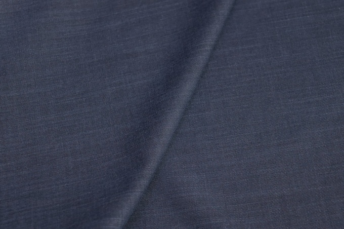 Italian suit wool black and blue