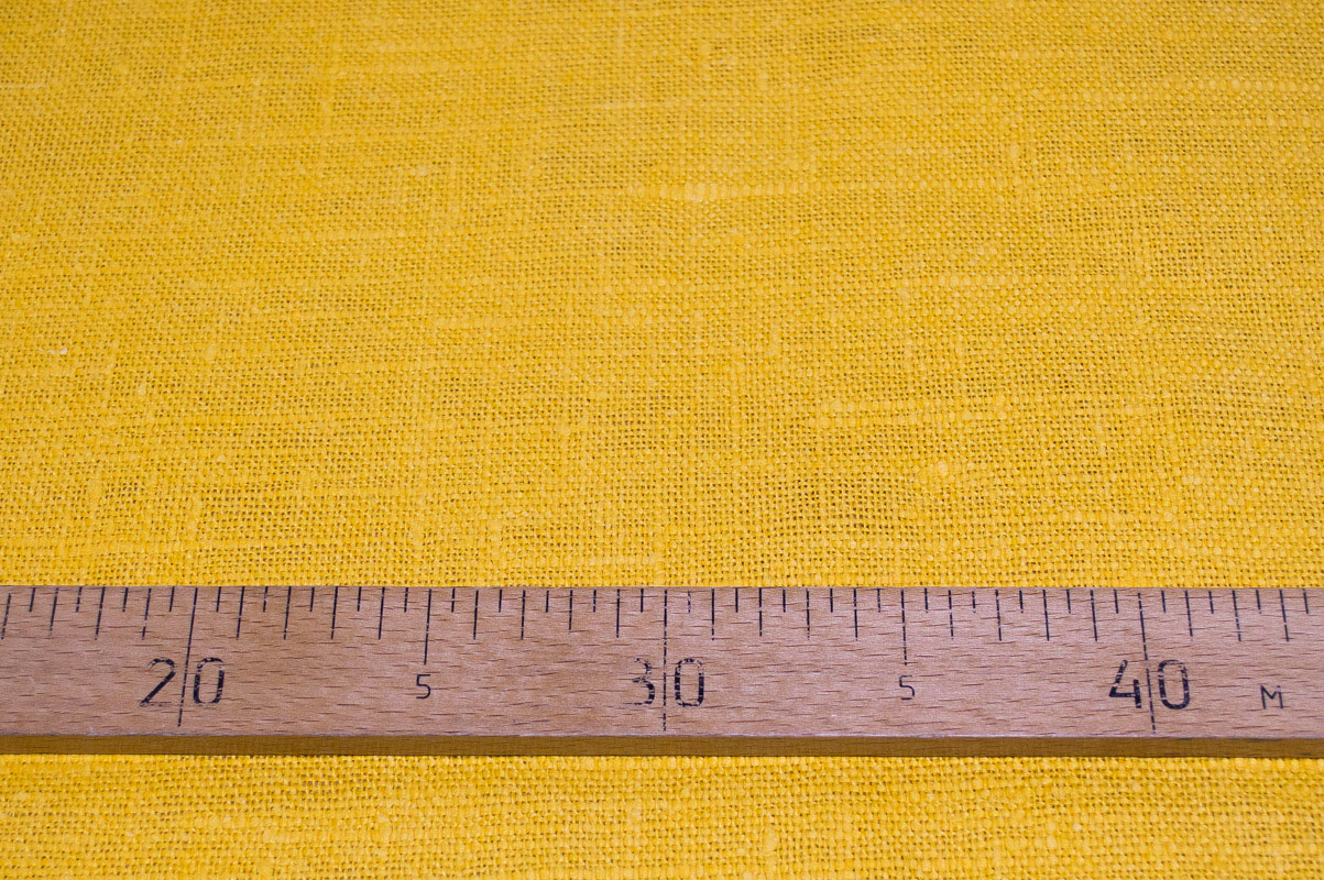 Рогожка декоративная желтого цвета. Артикул 4С81-ШР/т+Гл+Х