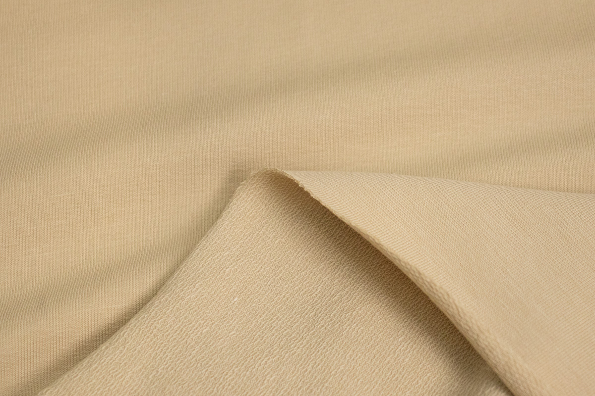 Трикотаж френч терри. Артикул Бежевый 04-01